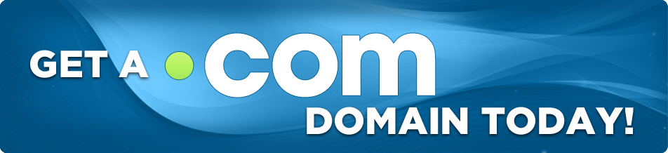 Get a .COM domain today!
